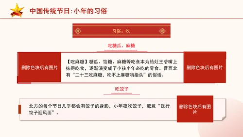 中国传统节日小年的习俗主题班会PPT课件