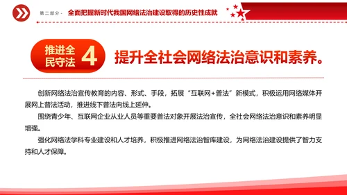 开创新时代网络法治工作PPT模板