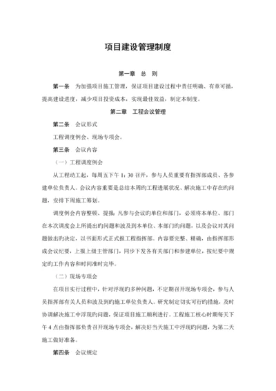 关键工程专项项目建设管理新版制度.docx