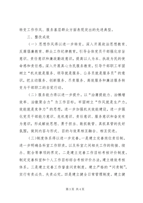 国资委机关作风建设工作报告.docx