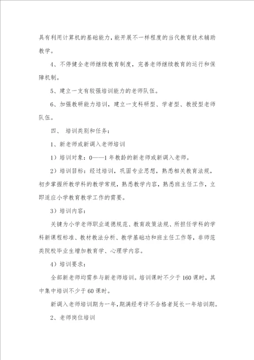 2021年学校继续教育学习培训实施方案