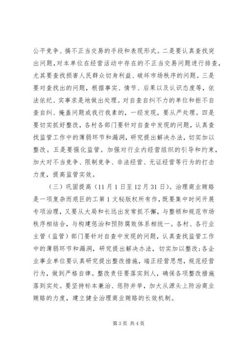 镇开展治理商业贿赂专项工作方案 (3).docx