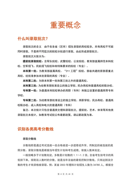 高考志愿填报指南