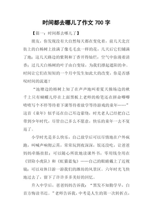 时间都去哪儿了作文700字.docx