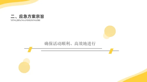 淡黄简约商务纹理培训应急预案PPT应急预案培训