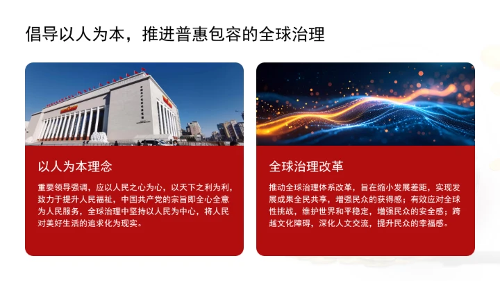 深刻领会全球治理倡议重大历史意义为构建人类命运共同体凝聚磅礴合力ppt课件