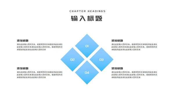 小清新简约风蓝色城市述职报告PPT模板