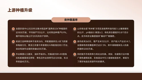 褐色商务风农业生产乡村振兴丰收季全景规划PPT模板