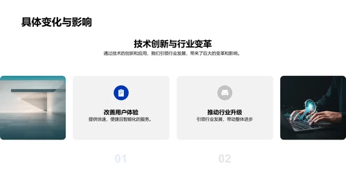 技术驱动商业PPT模板