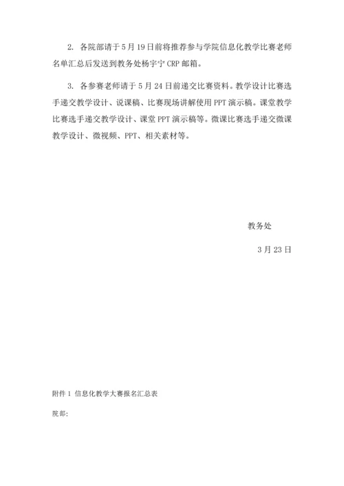 仙桃职业学院信息化教学大赛专项方案.docx