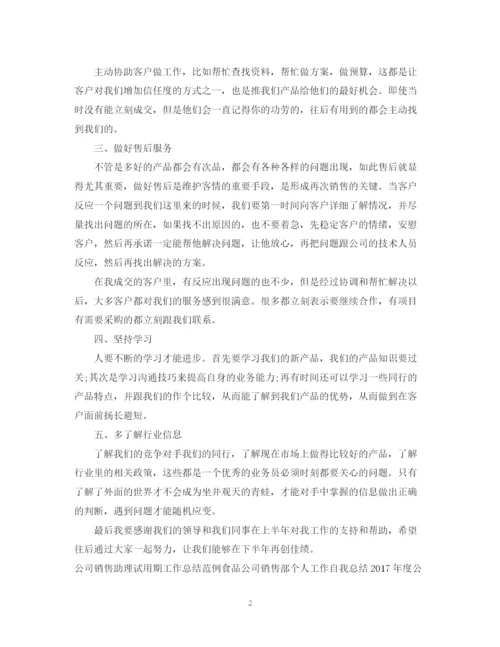 精编之度公司销售工作总结范文.docx