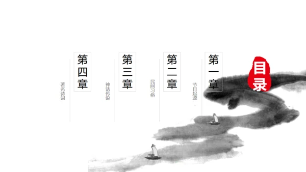 九九重阳节中国风通用PPT模板