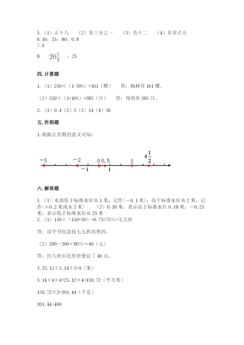 武威地区小升初数学测试卷汇编.docx