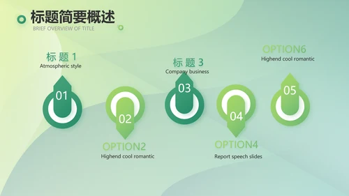 绿色大气农业项目商业计划书动态PPT