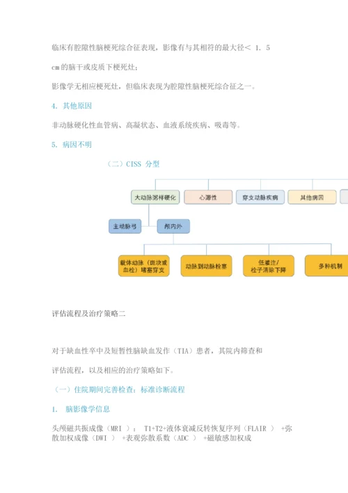 2022缺血性卒中的病因分型、评估流程及治疗策略.docx