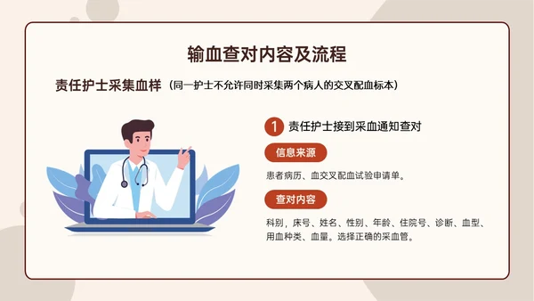 红色扁平插画输血安全管理PPT培训课件护理安全管理