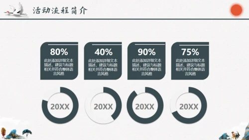九九重阳节敬老日中国风通用PPT模板