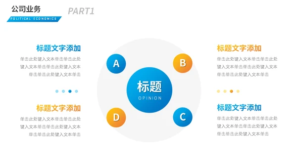 商务简约企业宣传公司介绍通用PPT模板