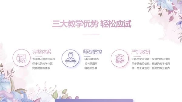 手绘水彩风班主任述职报告PPT动态模板