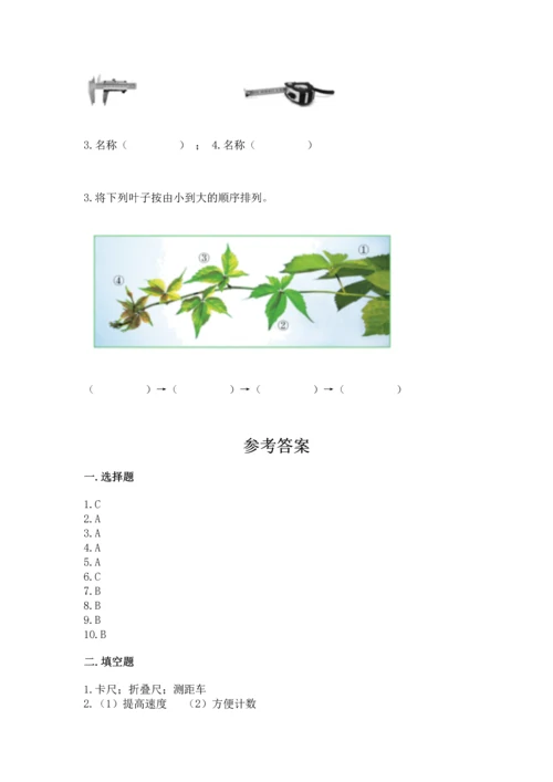 教科版小学一年级上册科学期末测试卷（有一套）.docx
