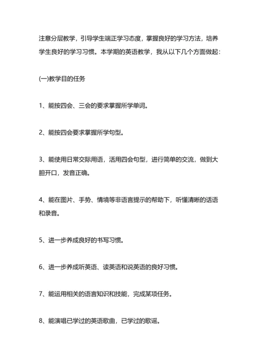 英语教师工作计划范文格式.docx