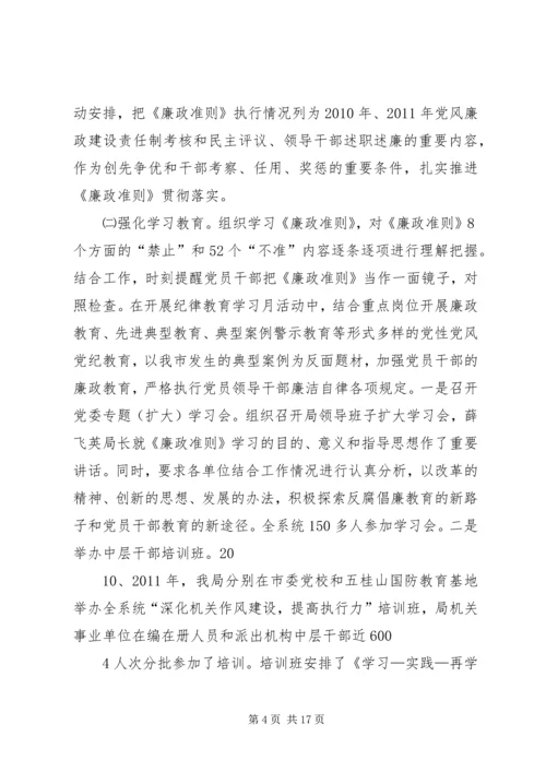 人社局召开党风廉政建设工作会议.docx