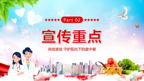 20xx年全国食品安全宣传周ppt模板