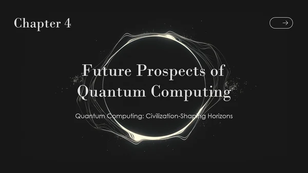 深色科技简约风量子计算理论英语演讲