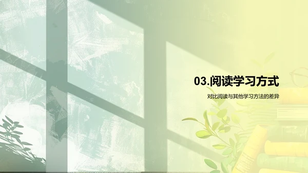 阅读习惯养成报告PPT模板