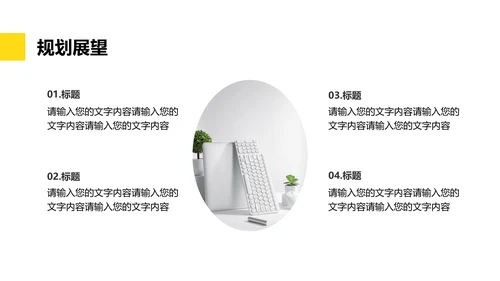 简约商务风通用工作总结