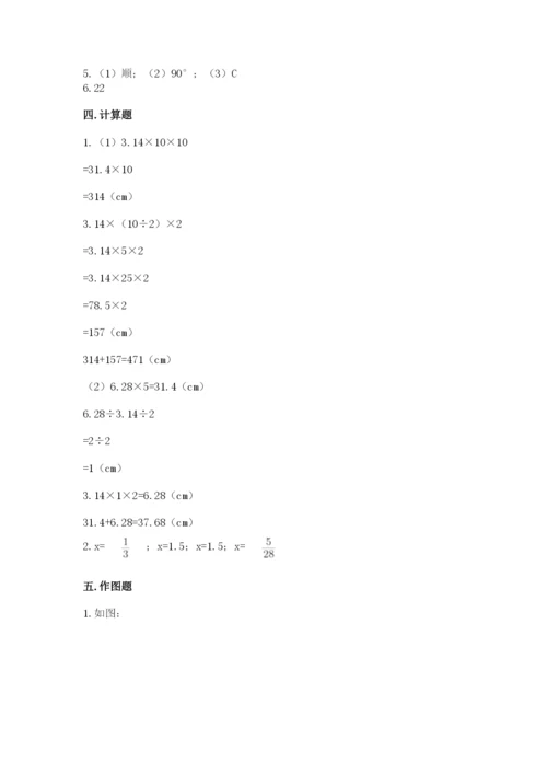 北师大版六年级下册数学期末测试卷（名师系列）.docx