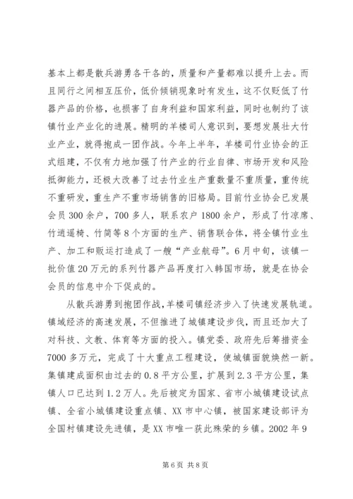 竹乡飞歌春来早——记羊楼司镇党委、政府 (3).docx