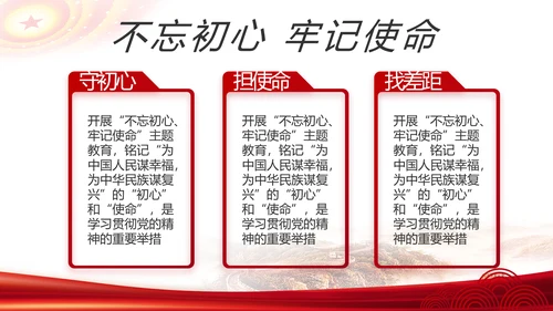 红色简约党支部工作演讲动态PPT