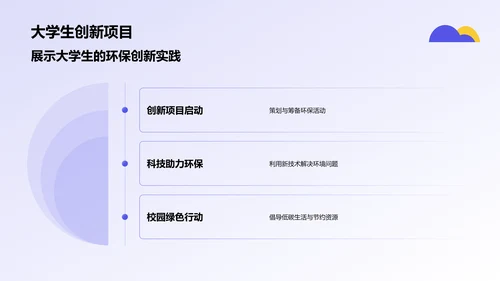 蓝色插画风大学生志愿服务PPT模板