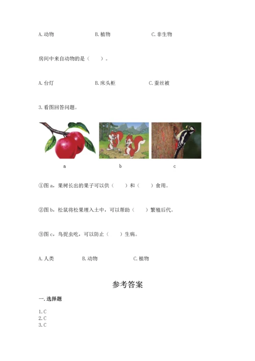 教科版小学二年级上册科学期末测试卷及完整答案【夺冠系列】.docx