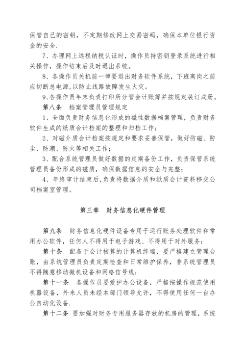 集团财务信息化管理制度实用文档.docx