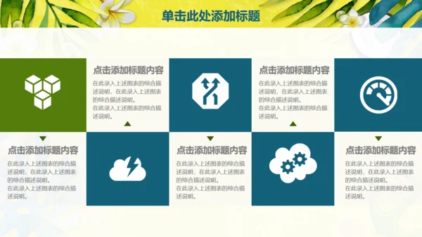 动感活力夏日旅行社商业计划书通用PPT模板