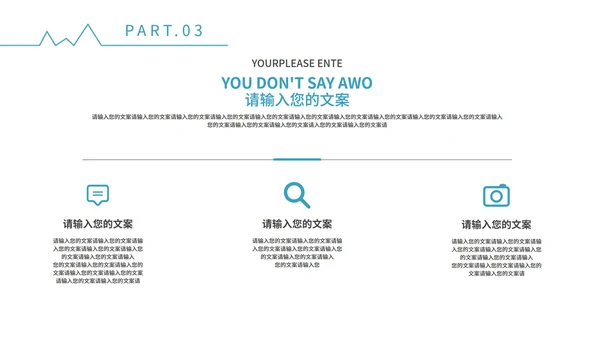 蓝色简约风医护总结PPT模板