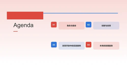 红色国潮风伟大的改革开放PPT模板