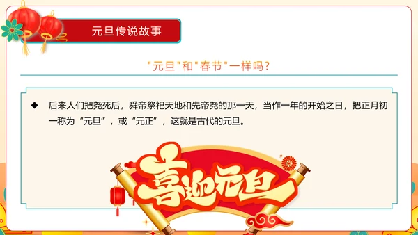 2023童心庆元旦快乐迎新年兔年春节通用PPT模板