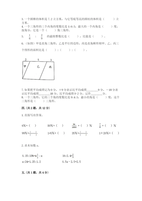 海南省【小升初】2023年小升初数学试卷（精练）.docx