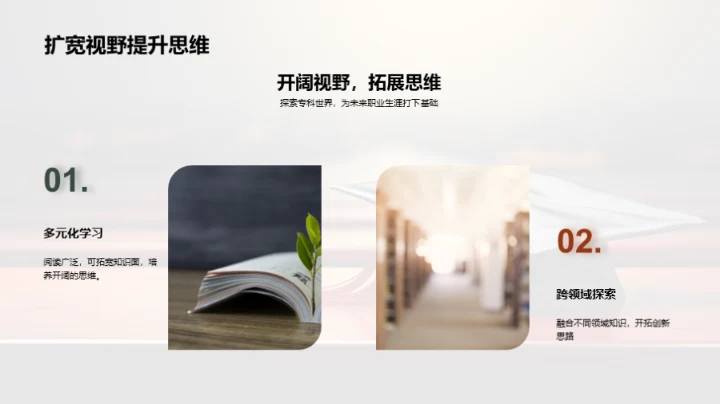 专科学习 通往未来的钥匙