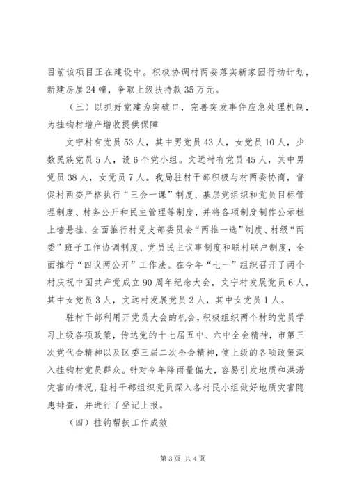 事务局挂钩帮扶工作汇报五篇范文.docx