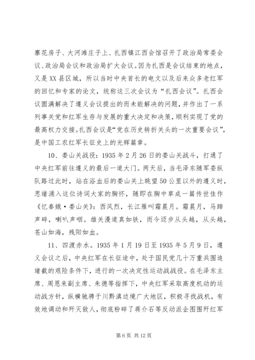 重走长征路团日活动心得 (5).docx