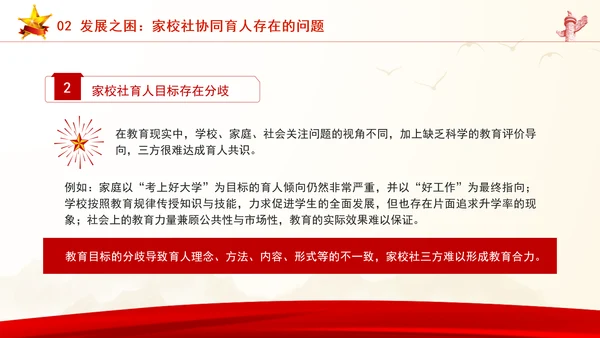 2024年新时代家校社协同教育专题党课PPT