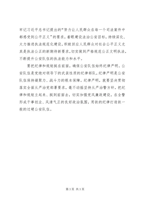 学习执法公正纪律严明心得体会 (3).docx