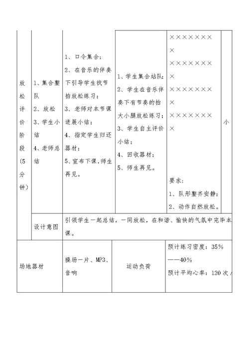 教学内容后滚翻 2、游戏：障碍跑教