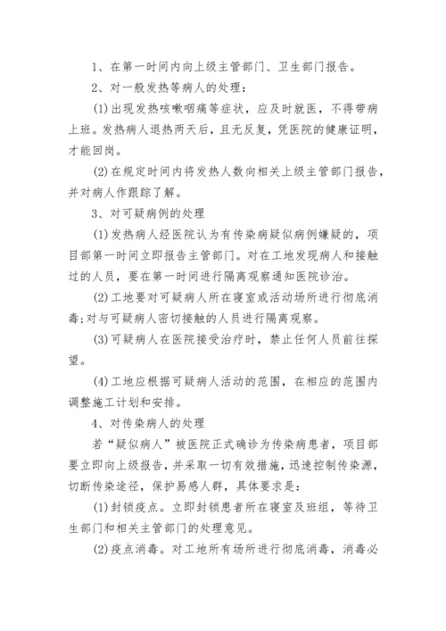 疫情防控措施应急方案.docx