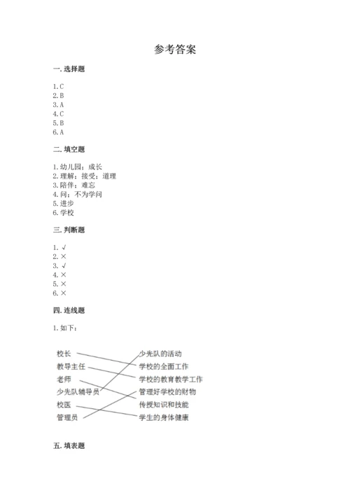 部编版三年级上册道德与法治期中测试卷附答案（模拟题）.docx