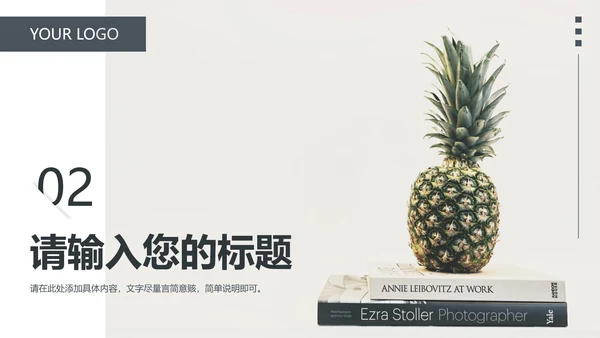 简约商务工作汇报PPT模板